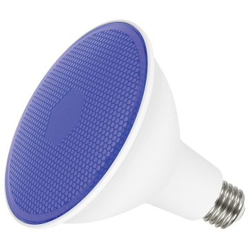 SATCO 11.5W PAR38 LED Lamp - Blue - 90° Beam Angle - E26 - 120V