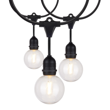 SATCO|NUVO 24' Indoor/Outdoor LED String Light - G25 Lamps Included - 2200K - 120V