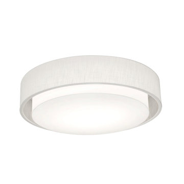 AFX Sanibel 23" Flush Mount - 120V - Linen White