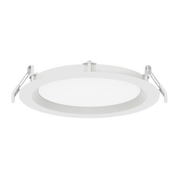 MaxLite 6" LED Slim Wafer Downlight - 1,100 Lumens - CCT Selectable - Baffle Trim - 120V - White - 6 Pack