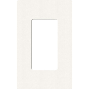 Lutron Claro Screwless Designer Wallplate - 1 Gang - Brilliant White
