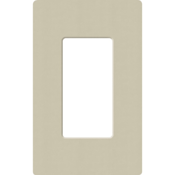 Lutron Claro Screwless Designer Wallplate - 1 Gang - Clay