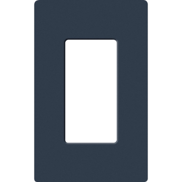 Lutron Claro Screwless Designer Wallplate - 1 Gang - Deep Sea