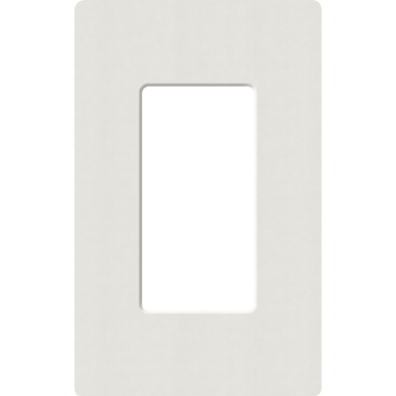 Lutron Claro Screwless Designer Wallplate - 1 Gang - Lunar Gray