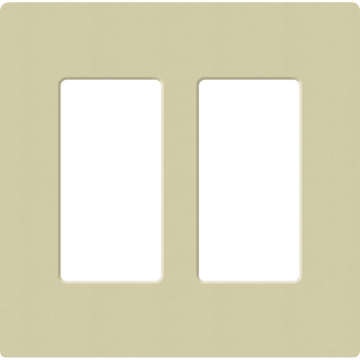 Lutron Claro Screwless Designer Wallplate - 2 Gang - Sage
