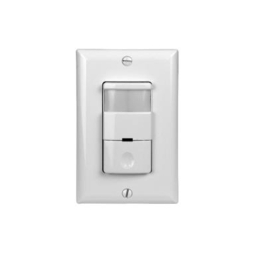 MaxLite Wall Switch - Single Pole - PIR Sensor - 120-277V - White
