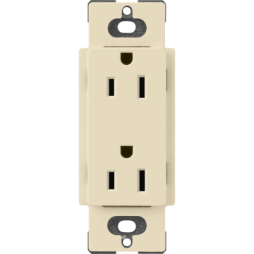 Lutron Claro 15A Receptacle - Sand