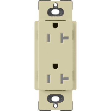 Lutron Claro 20A Tamper Resistant Receptacle - Sage