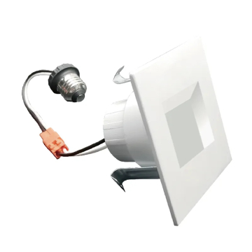 Westgate SDPS2 2" LED Square Recessed Downlight - Smooth Trim - 7W - CCT Selectable - 600 Lumens - 120V - White