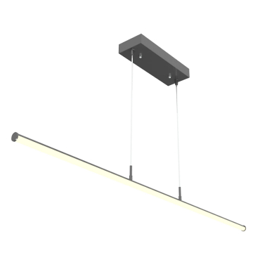 Westgate SDTL 72" LED Suspended Linear Tube Light - 25 | 40 | 50W - CCT Selectable - 120-277V - Black