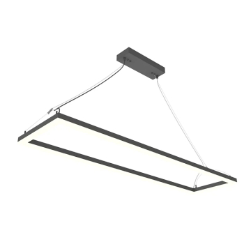 Westgate SFL 48" LED Suspended Frame Fixture - 40 | 50 | 60W - CCT Selectable - 120-277V - Black