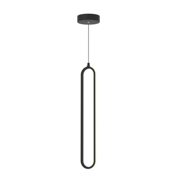 AFX Sienna 24" LED Pendant Light - CCT Selectable - 120V - Black