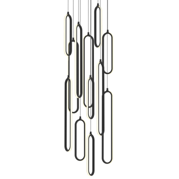 AFX Sienna 18" LED Round Pendant - 174W - CCT Selectable - 120V - Black