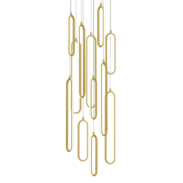 AFX Sienna 18" LED Round Pendant - 174W - CCT Selectable - 120V - Gold