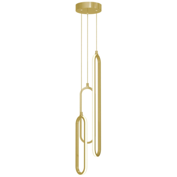 AFX Sienna 3-Light LED Pendant Light - CCT Selectable - 120V - Gold