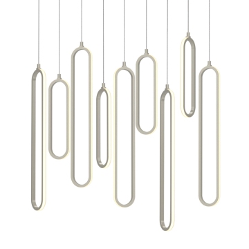 AFX Sienna 36" LED Linear Pendant - 135W - CCT Selectable - 120V - Painted Nickel