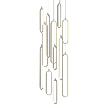 AFX Sienna 18" LED Round Pendant - 174W - CCT Selectable - 120V - Painted Nickel