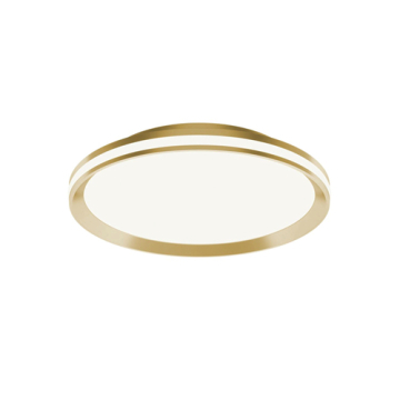 AFX Sona 16" LED Flush Mount - CCT Selectable - 120V - Satin Brass
