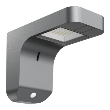 Westgate EdgeRay Solar Powered LED Outdoor Wall Light - 385 Lumens - 3W - 4000K - Black