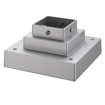 Z-Lite Pier Mount - Square - Silver