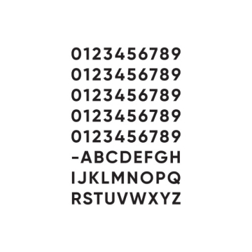 DALS Adhesive Character Set for SQS06 Sconce