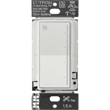 Lutron RadioRA 3 Sunnata Fan Control - Lunar Gray