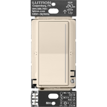 Lutron Sunnata PRO LED+ Touch Dimmer - Light Almond