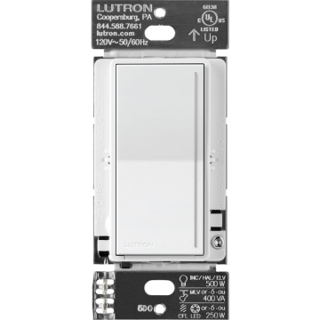 Lutron Sunnata Pro Max LED+ Touch Dimmer - White