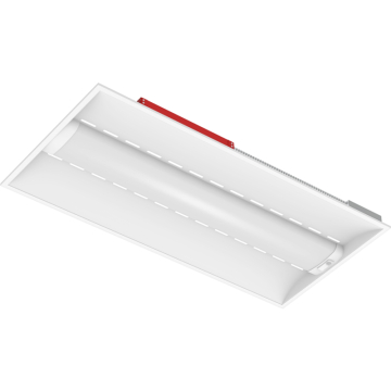 RAB SWISHAIR 2X4 LED Troffer - 6,048 Max Lumens - 26 | 35 | 44W - CCT Selectable - PIR Sensor - Battery Backup - 120-277V