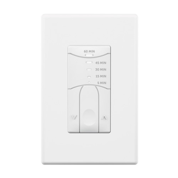 SensorWorx Interval Timer Switch - 5 / 15 / 30 / 45 / 60 Minute Increments - 120-277V - White