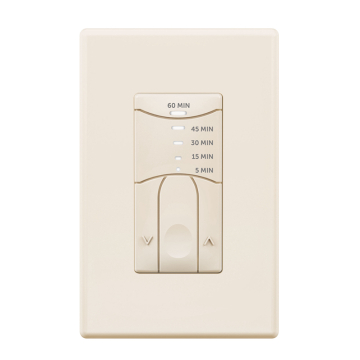 SensorWorx Interval Timer Switch - 5 / 15 / 30 / 45 / 60 Minute Increments - 120-277V - Ivory