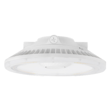 Sylvania LEDVANCE Round LED Garage/Canopy Light - 4,000 Max Lumens - 15 | 20 | 25W - Photocell - 120-347V - White