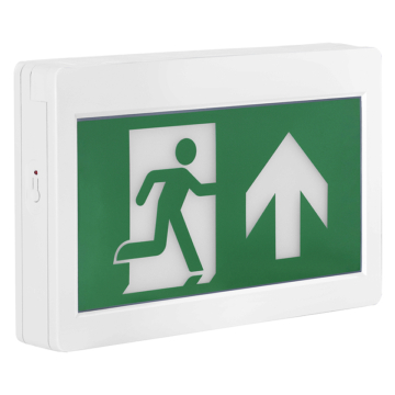 Sylvania LEDVANCE Running Man LED Exit Sign - Self-Diagnostic - 120-347V - White