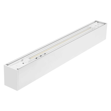 Sylvania LEDVANCE 24" LED Linear Slot Fixture - 2,300 Max Lumans - Wattage & CCT Selectable - Up + Down Light - Opal Lens - 120-347V - White