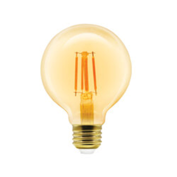 Sylvania Smart+ WiFi Filament G25 Lamp - Amber - 4.5W - 2000K - 350 Lumens - 120V