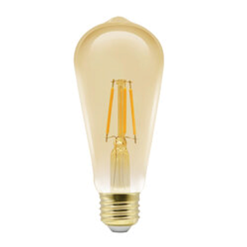 Sylvania Smart+ WiFi Filament ST19 Lamp - Amber - 4.5W - 2000K - 350 Lumens - 120V