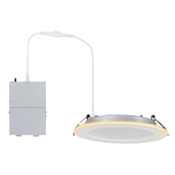 Sylvania 6" Microdisk LED Downlight w/ Nightlight - 12W - CCT Selectable - 1,000 Lumens - 120V - White