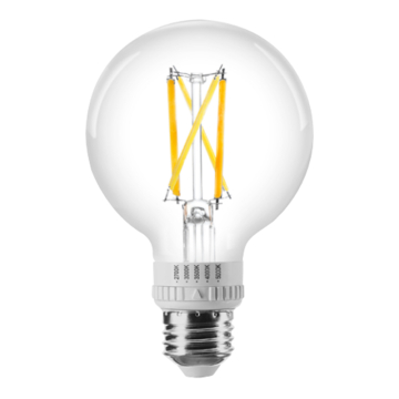 Sylvania LED G25 TruWave Lamp - E26 Base - 5W - CCT Selectable - 500 Lumens - 120V