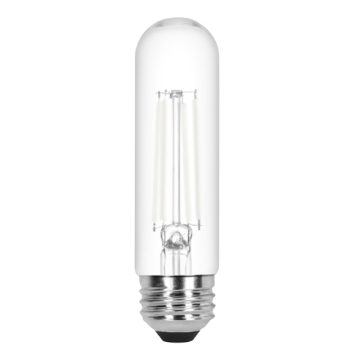 Sylvania LED T10 White Filament Lamp - E26 Base - 7.5W - 5000K - 800 Lumens - 120V