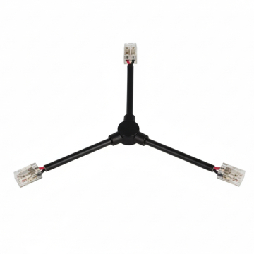 WAC Lighting LED Tape Light 24V Flex Y Connector - Black