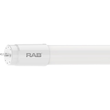 RAB 48" 12W T8 LED - Ballast Compatible - 4000K - 1,800 Lumens