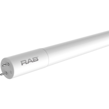 RAB 24" 9W T8 LED - Ballast Bypass - Opposing End Wired - 3000K - 1,100 Lumens - 120-277V