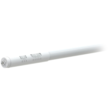 RAB 96" Field-Adjustable LED T8 - 5,500 Max Lumens - 24 | 32 | 40W - Interchangeable Base - Ballast Bypass - Opposing End Wired - 120-277V - Frosted