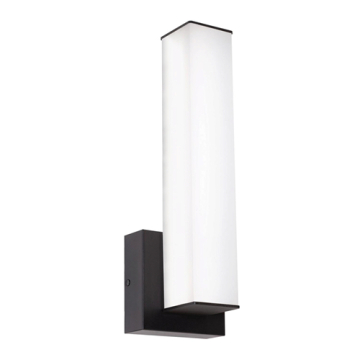 AFX Tad 14" LED Wall Sconce - CCT Selectable - 120-277V - Black