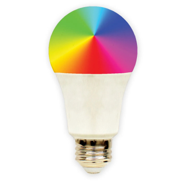 Westgate A19 LED Smart Lamp - 9W - RGBW - 800 Lumens - 120V