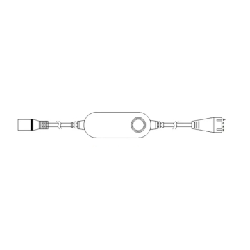 Westgate In-Line Smart Controller App Compatible for RGBW Puck Lights