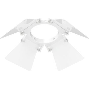 RAB Track Light Barn Door Accessory - Small - White
