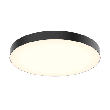 DALS Fusion LED Flush Mount - 12" - 25W - CCT Selectable - 120V - Black