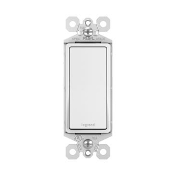 Legrand radiant® 15A Single Pole Switch - 120-277V- White