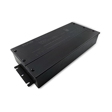 RAB LED Driver - 192W Capacity - 2-Channel - Wet Location - 100-277V Input / 24V Output